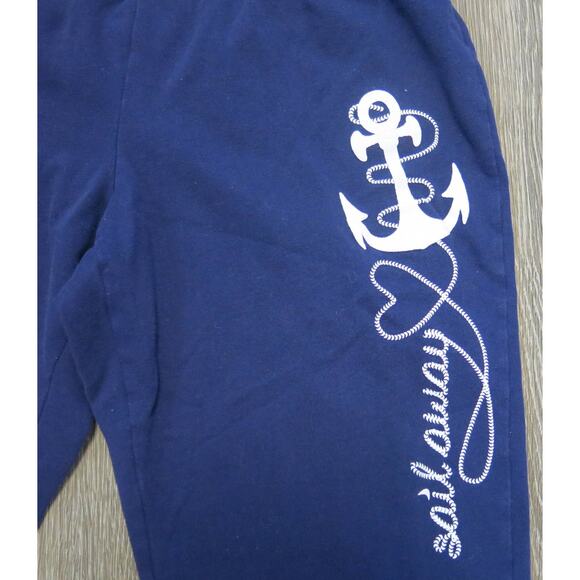 LOUNGE SLEEP CASUAL Pants Set of 2 Crop Size XL 15-17 Black Blue Comfort Cozy - Picture 5 of 10